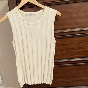M.M. LaFleur cream ivory Louisa Top size XS